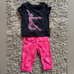 Under Armour capris set, size 2t